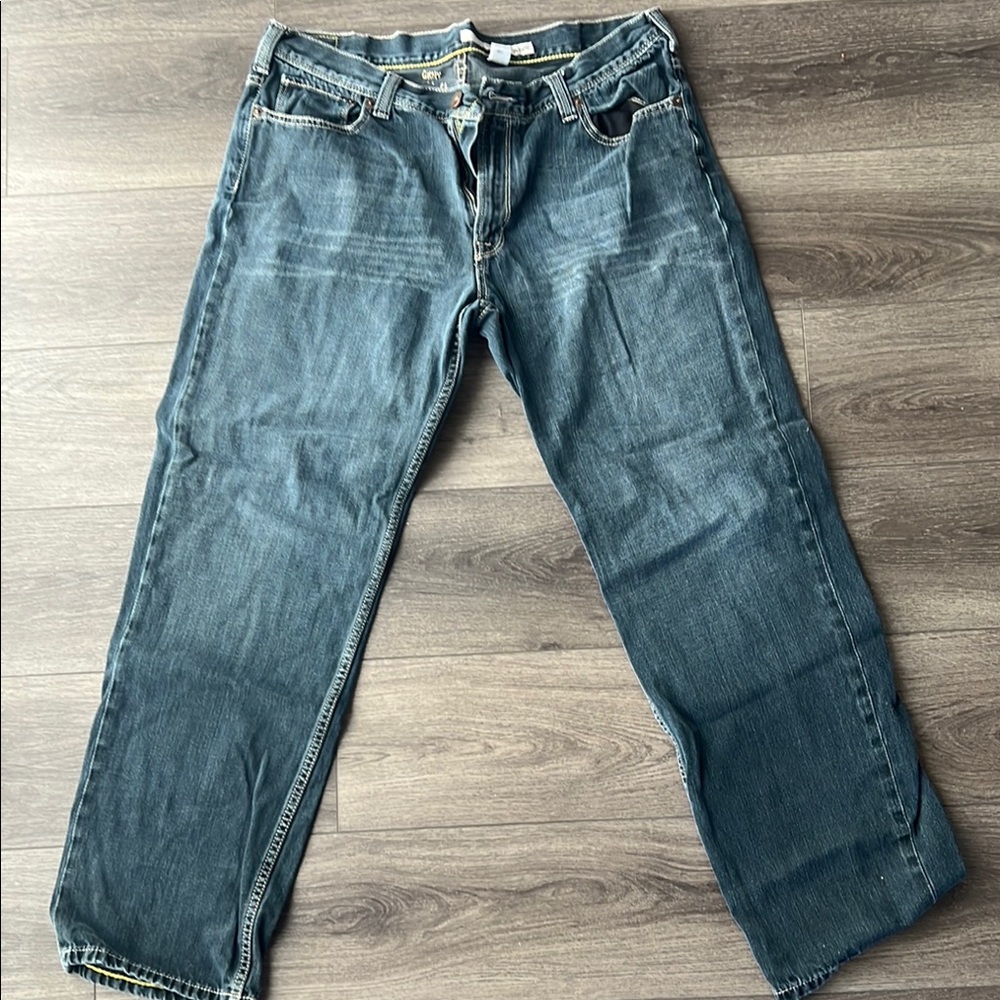DKNY Men's Relaxed Fit dark Blue Jeans 38/32